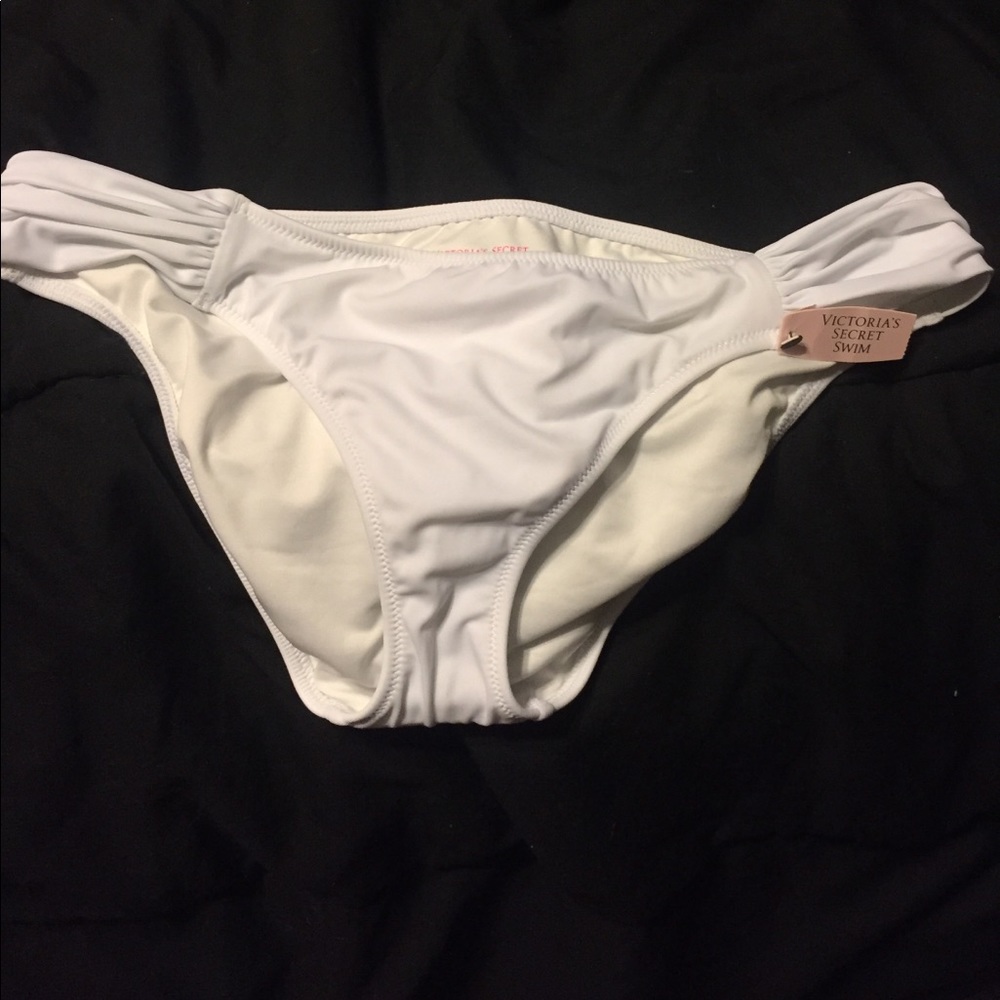White Victoria's Secret swim bottoms