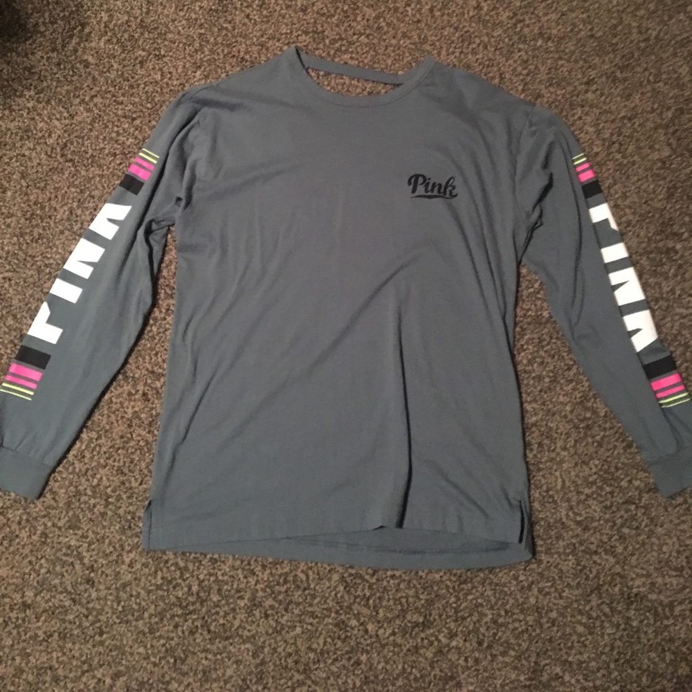 PINK long sleeve tee S
