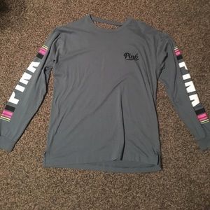 PINK long sleeve tee S