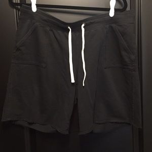 Black Bermuda Cotton Shorts