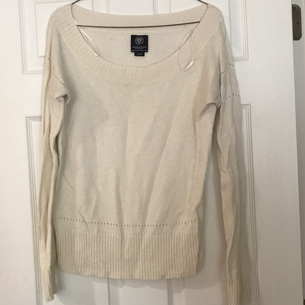 American Eagle Outfitters Wide Neck Sweater Size L