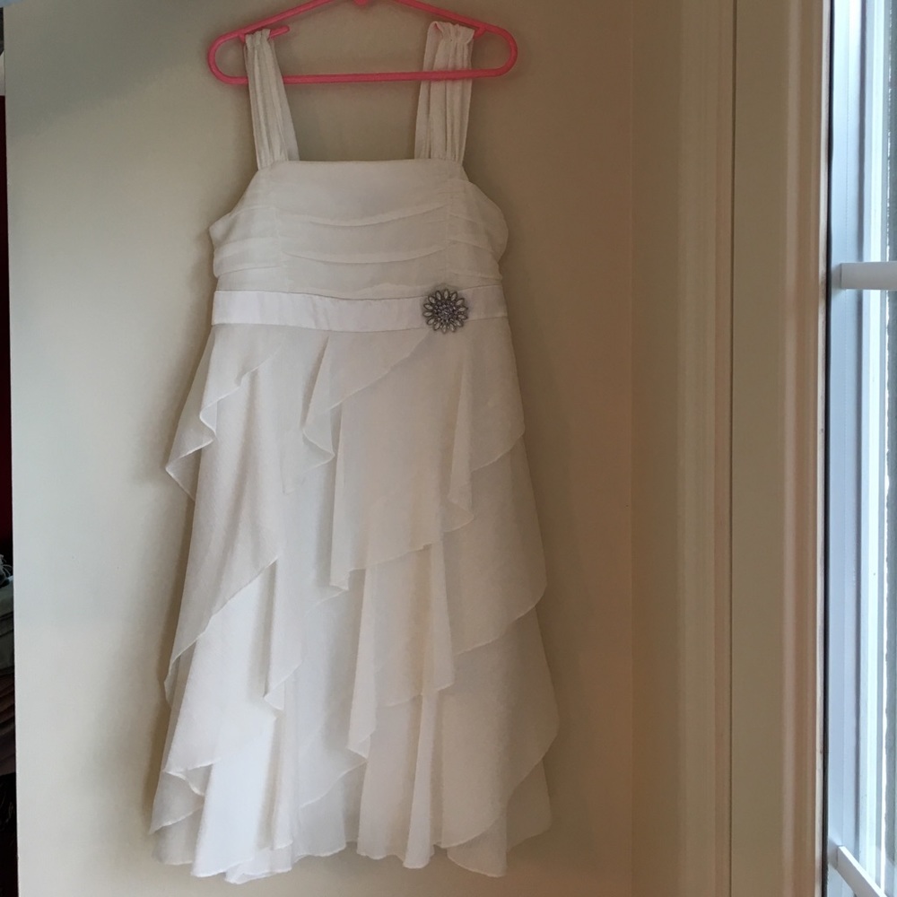 BCX Girl formal ivory Girl's dress size 12