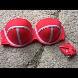 Victoria's Secret The Flirt Bandeau Bikini Top,36c