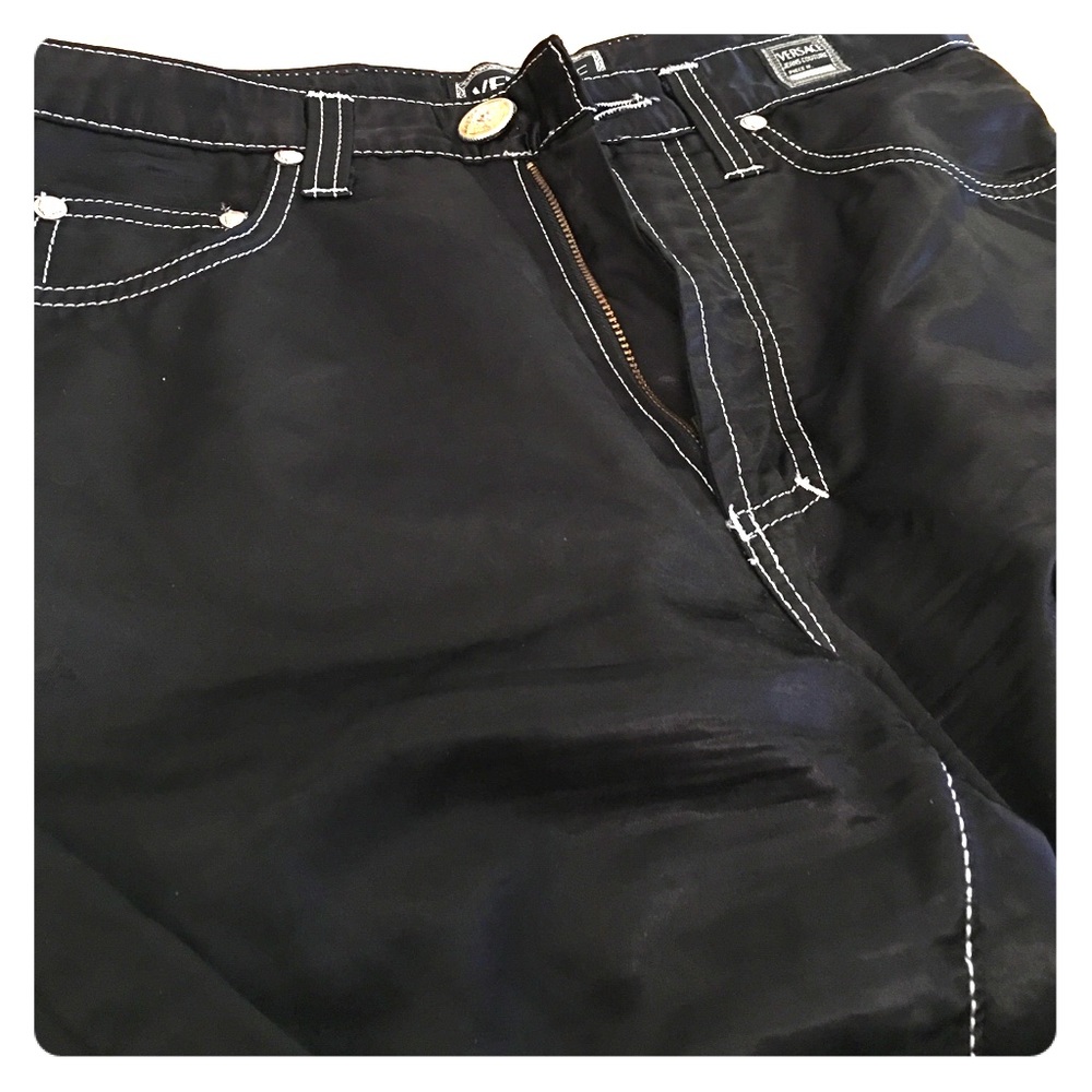 Versace jeans black viscose/cotton