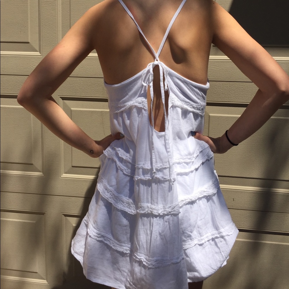 Hollister white dress