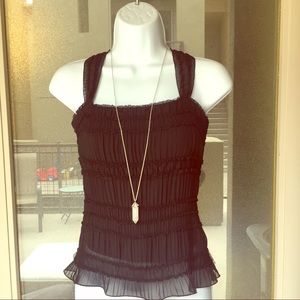 Studio M Ruffle Tank Blouse