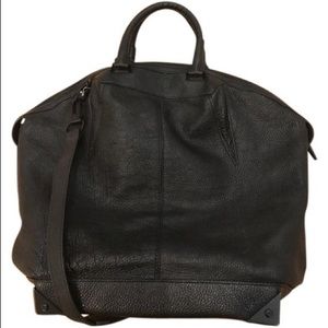 Alexander Wang Emile Black Grained Leather Handbag