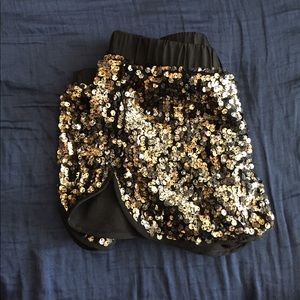 Sequin shorts