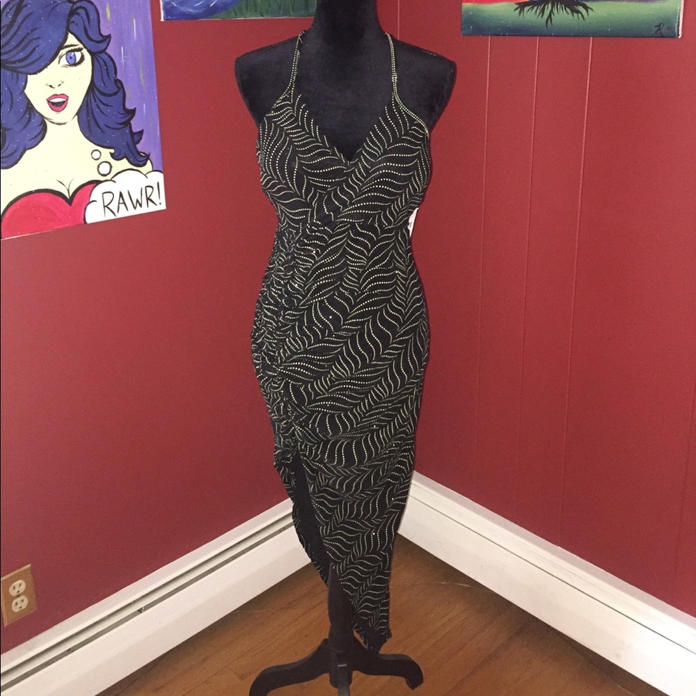 Black Shimmer "Bling Bling" Dress XL