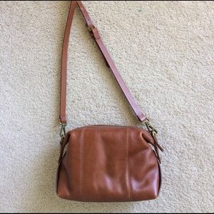 Madewell Mini Glasgow Crossbody in English Saddle