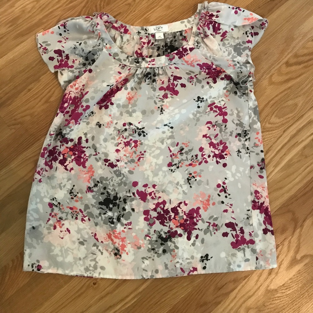Ann Taylor Loft shirt sleeve blouse