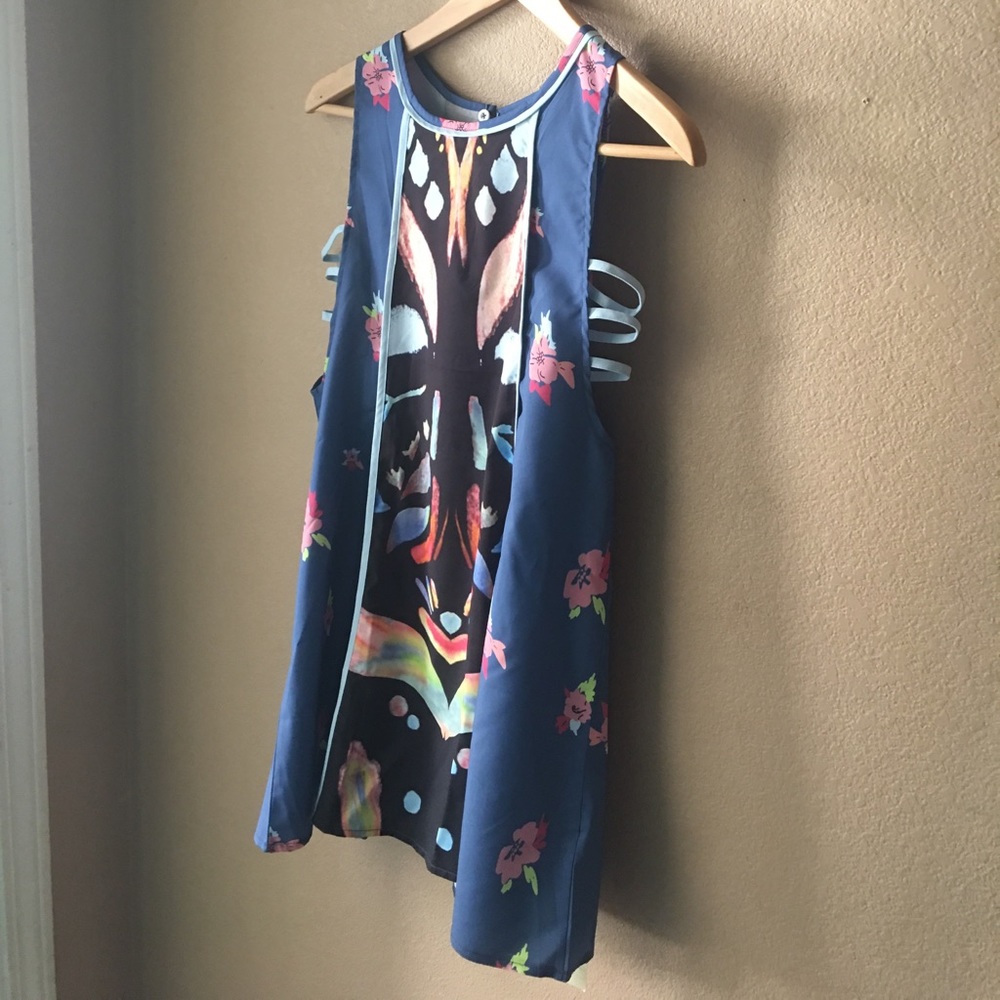 5 Star 🌟Blue Dream Free Babydoll Tunic Dress 🌟 - Picture 4 of 7