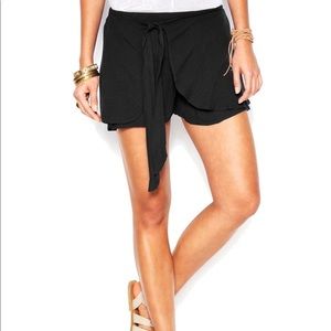 Free People Tie Front Sarong Boho Shorts