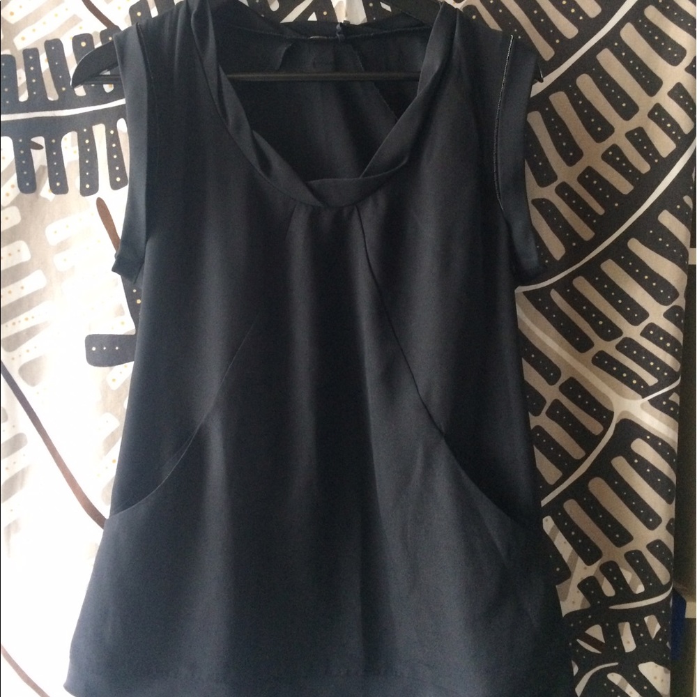 Guess black blouse