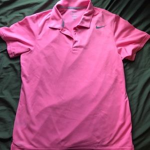 Pink Nike Tennis Polo