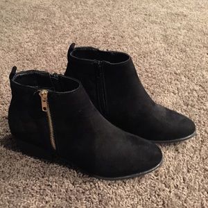 Black ankle boots