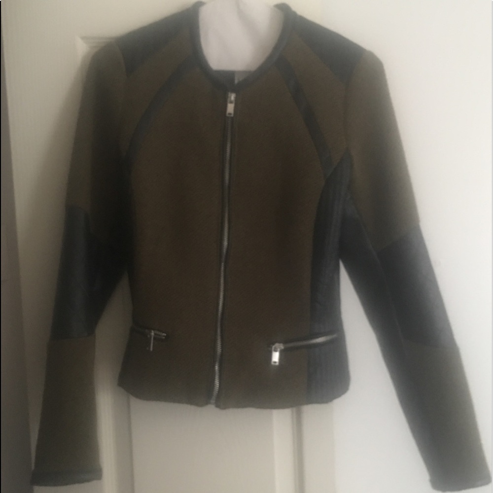 Leather/Plade jacket