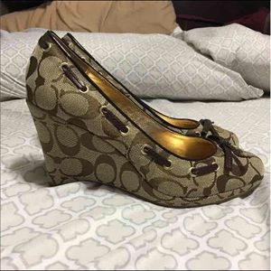 Coach Wedges, Size 8