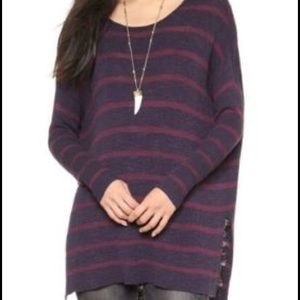 Free People Slouchy Striped Sweater