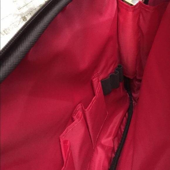 Nicole Miller army print carry-on bag - Picture 7 of 8