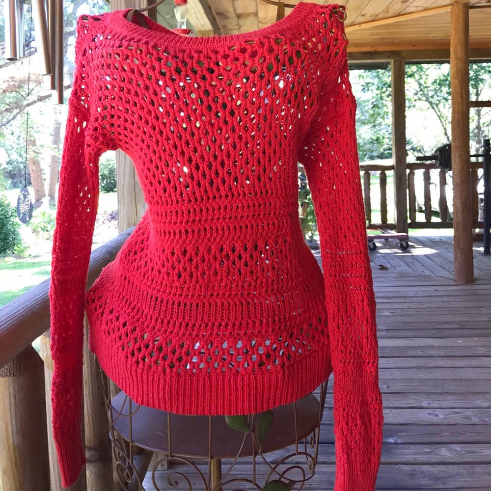 Open Weave Sweater