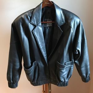 Vintage Michael Hoban North Beach leather jacket