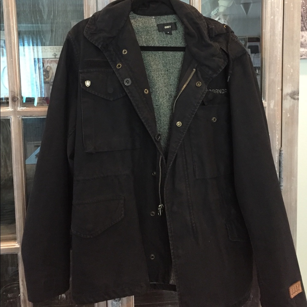 Obey military style jacket
