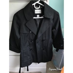 White House Black Market cropped pea coat