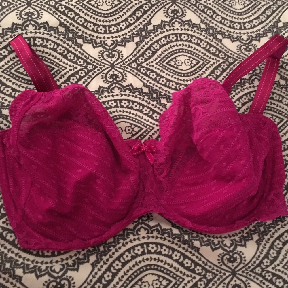 Chantelle: Rive Gauche underwire fuchsia bra