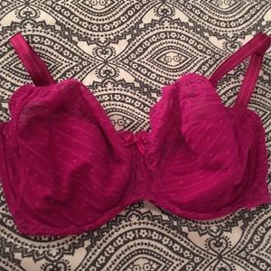 Chantelle: Rive Gauche underwire fuchsia bra