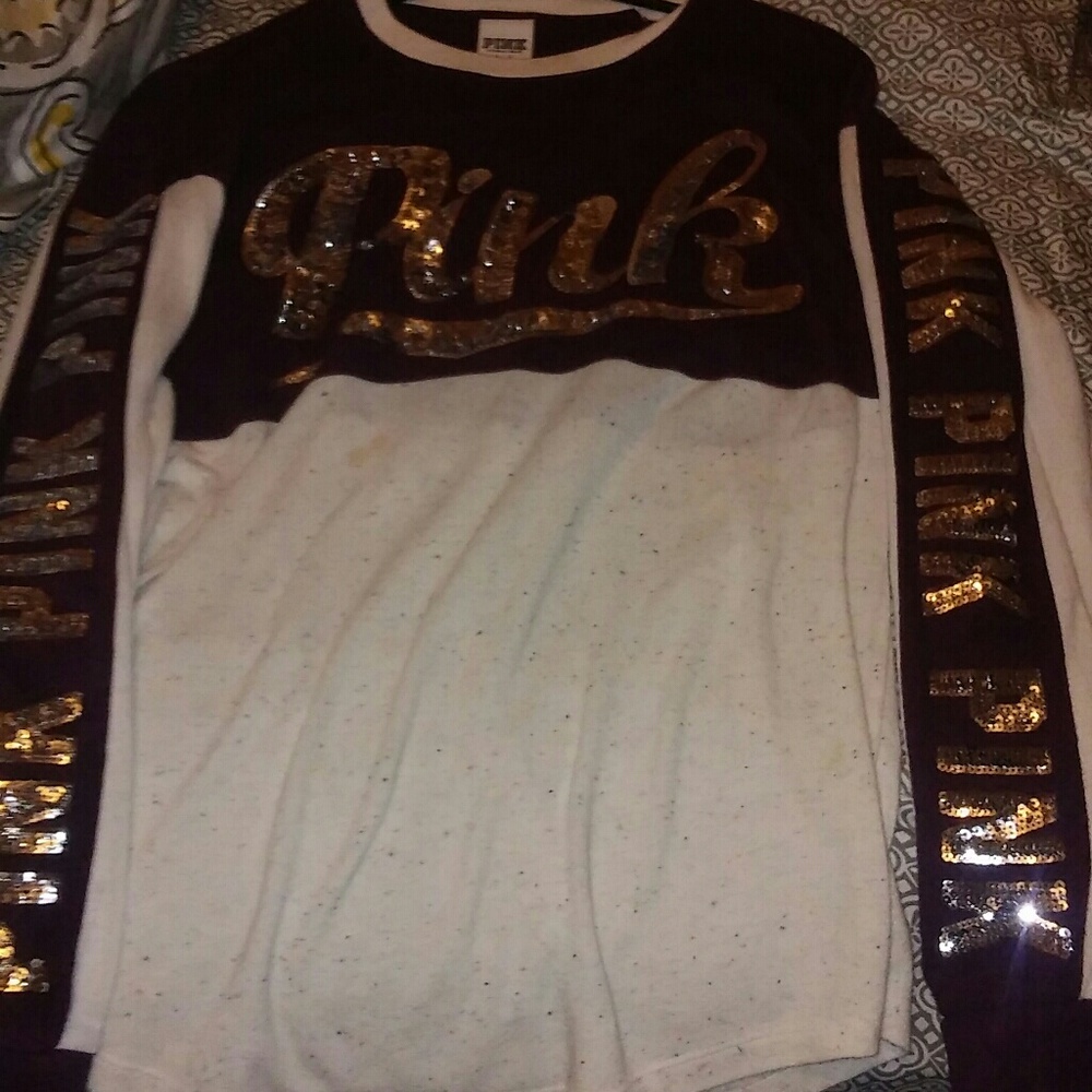 Victoria secret long sleeved sequin