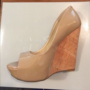 Jessica Simpson nude wedges