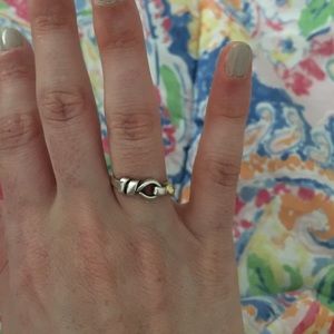 Tiffany and co. Silver and gold ring!