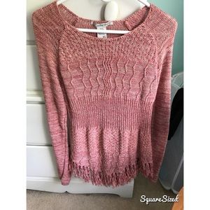 Fringe sweater