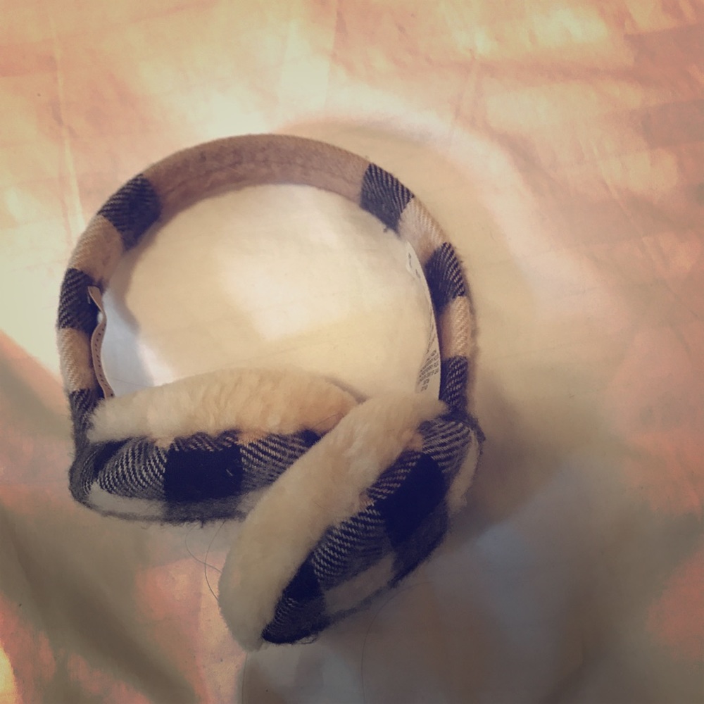 Burberry earmuffs maybe I wore them once