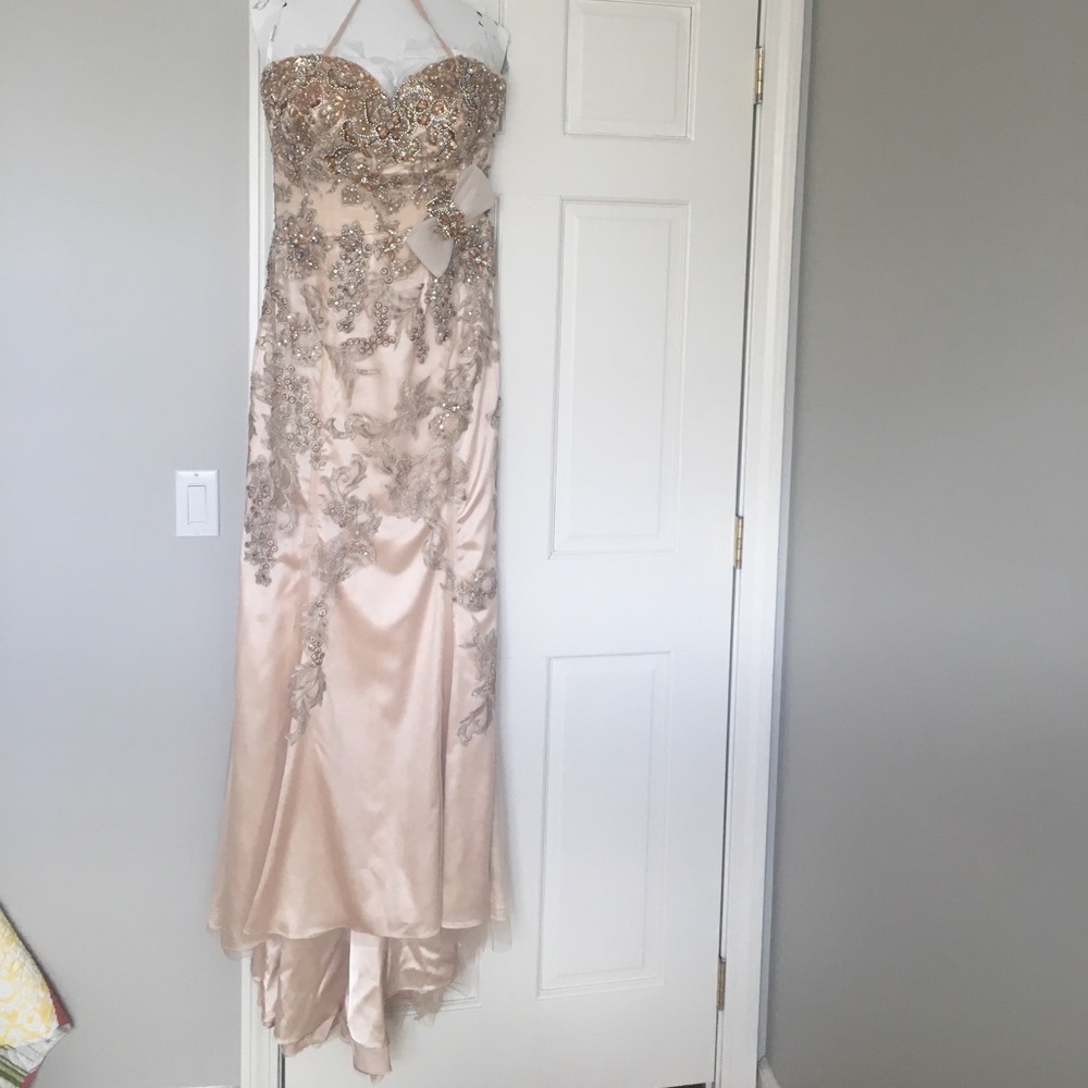 Beautiful Champagne gown. Mother of bride/prom