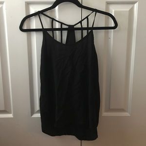 Blank open back tank top