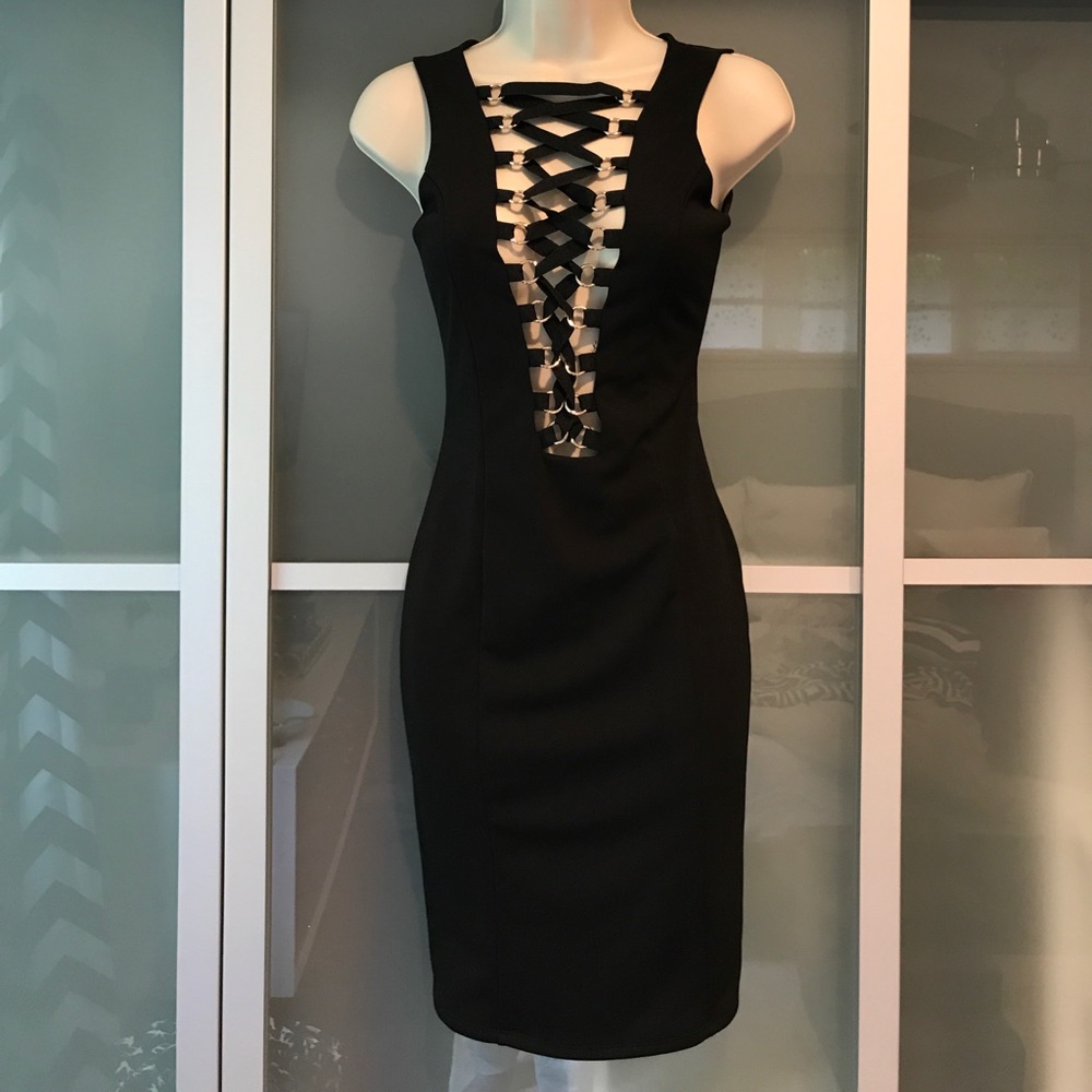 Lace Up LBD