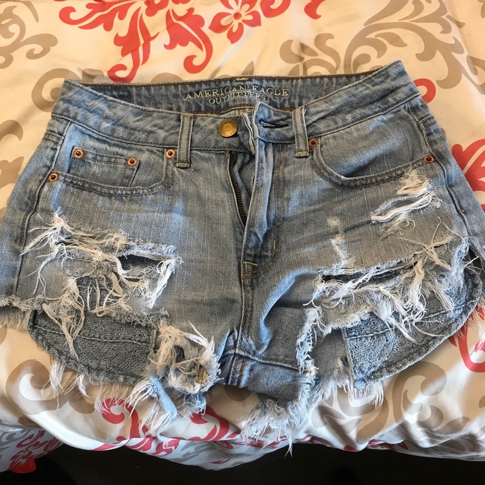 Denim shorts
