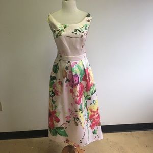 Dessy Floral Garden Party High Low Dress