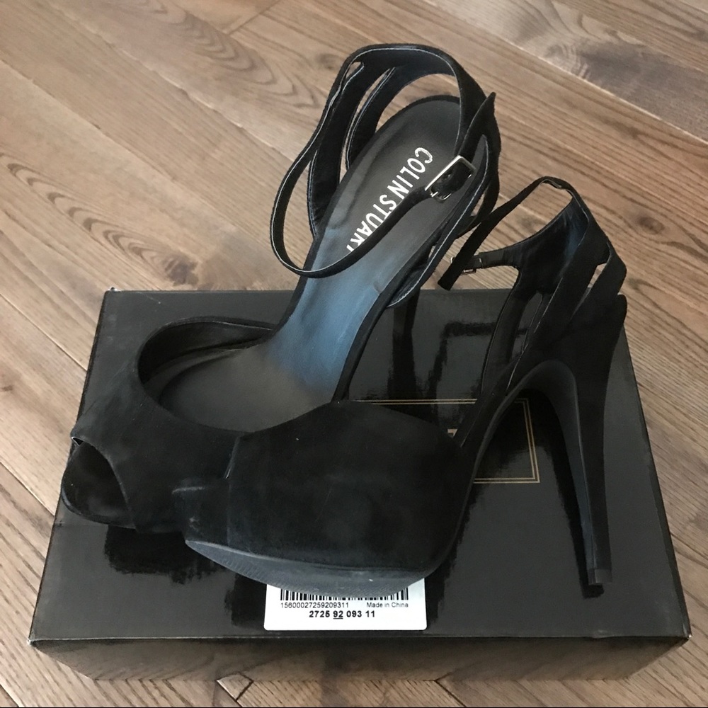 Colin Stuart (VS) black platform heels