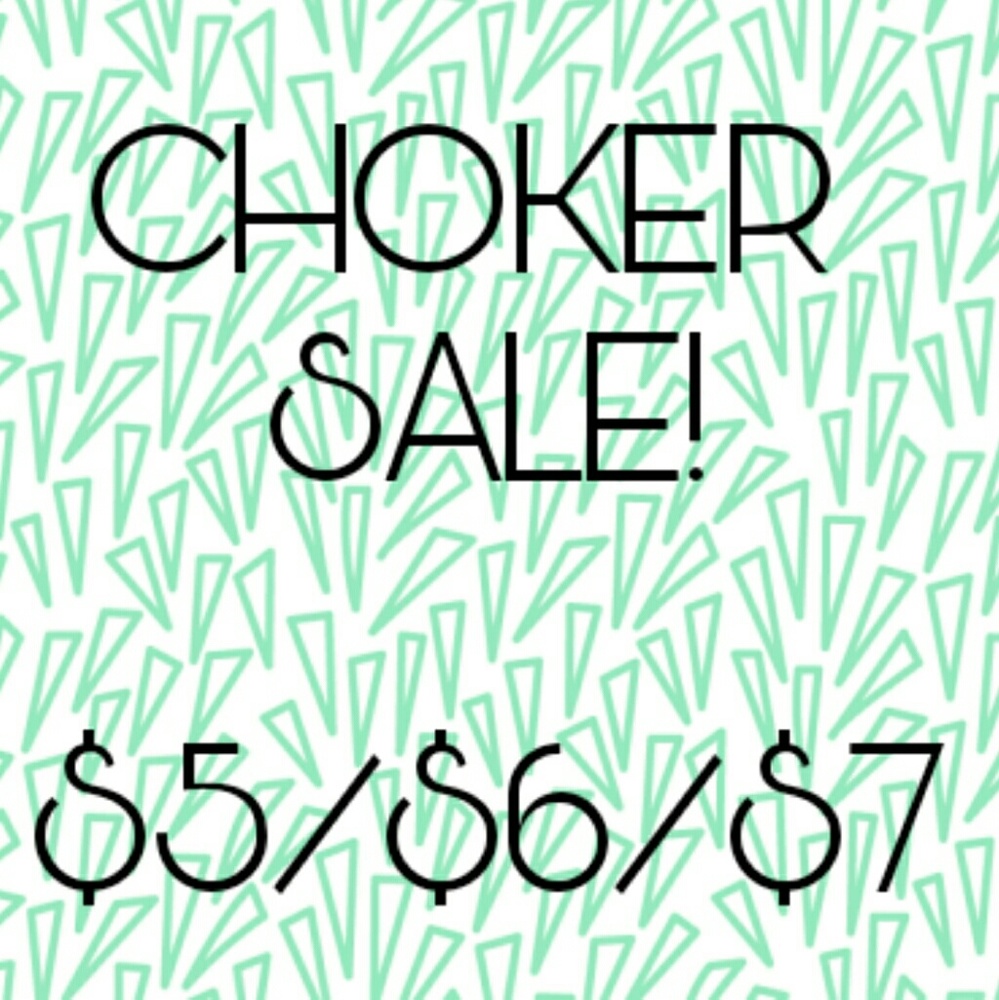 NEW Chokers, only $5/$6/$7!