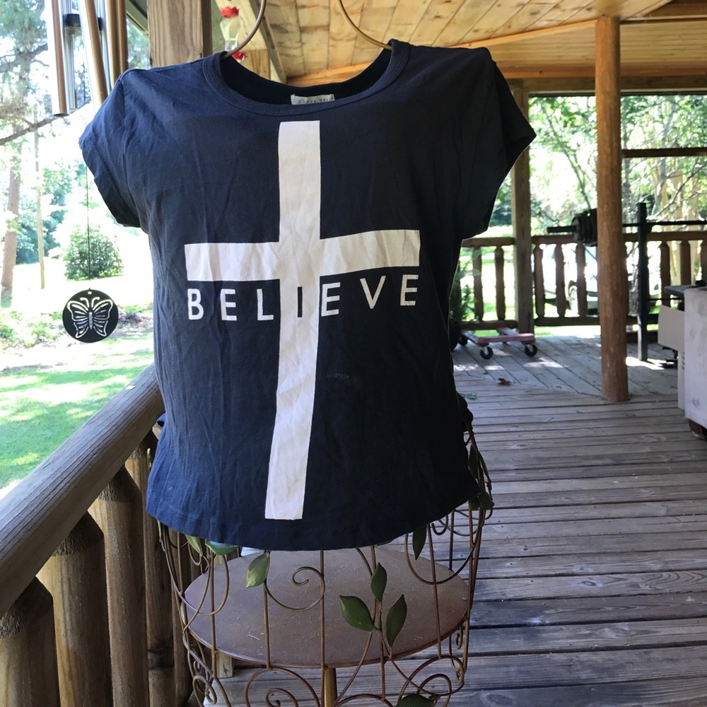 Believe Cross Tee