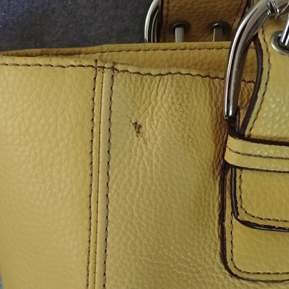 Tignanello Butter yellow leather bag - Picture 5 of 8