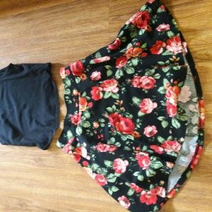 #floral #skaterskirt