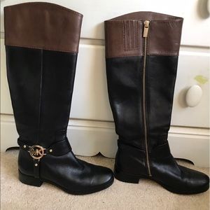 Brand new Michael Kors two-toned boots