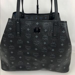 mcm shopper black