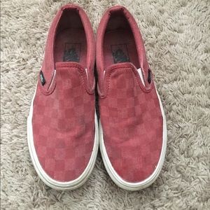 Vans red checkered men 4.5