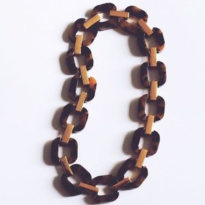 J. Crew Tortoise Shell Necklace