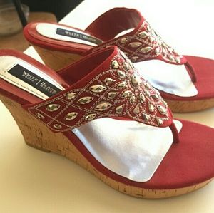 White house Black market wedges